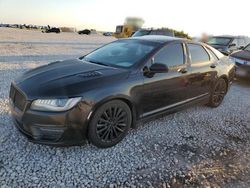 Salvage cars for sale at Taylor, TX auction: 2017 Lincoln MKZ Select