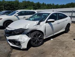 Salvage cars for sale at Exeter, RI auction: 2021 Honda Civic Sport