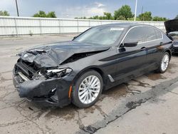 BMW Vehiculos salvage en venta: 2021 BMW 530 XI