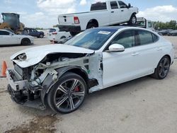 Salvage cars for sale at Houston, TX auction: 2024 Genesis G70 Base