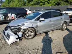 Salvage cars for sale at Waldorf, MD auction: 2016 Chevrolet Cruze LT