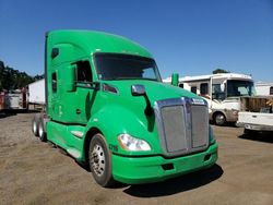 Salvage trucks for sale at Woodburn, OR auction: 2017 Kenworth Construction T680