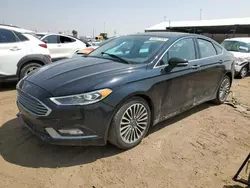 Salvage cars for sale at Brighton, CO auction: 2018 Ford Fusion TITANIUM/PLATINUM