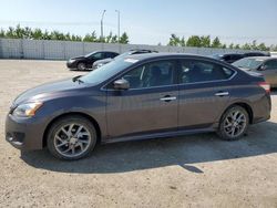 Salvage cars for sale at Nisku, AB auction: 2015 Nissan Sentra S