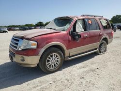 Salvage cars for sale at San Antonio, TX auction: 2013 Ford Expedition XLT