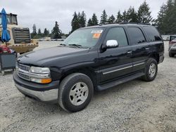 Salvage cars for sale at Graham, WA auction: 2004 Chevrolet Tahoe K1500