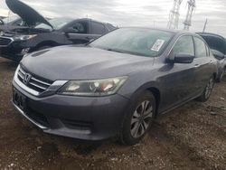 Salvage cars for sale at Elgin, IL auction: 2015 Honda Accord LX