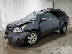 Salvage cars for sale at Leroy, NY auction: 2010 Chevrolet Traverse LT