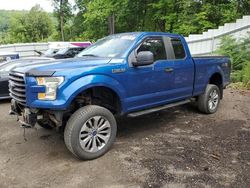 Salvage trucks for sale at Center Rutland, VT auction: 2017 Ford F150 Super Cab