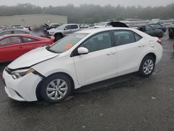 Salvage cars for sale at Exeter, RI auction: 2015 Toyota Corolla L