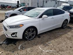 Salvage cars for sale at Chicago Heights, IL auction: 2019 Ford Fusion Titanium