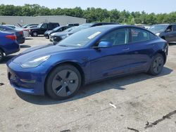 Salvage cars for sale at Exeter, RI auction: 2023 Tesla Model 3