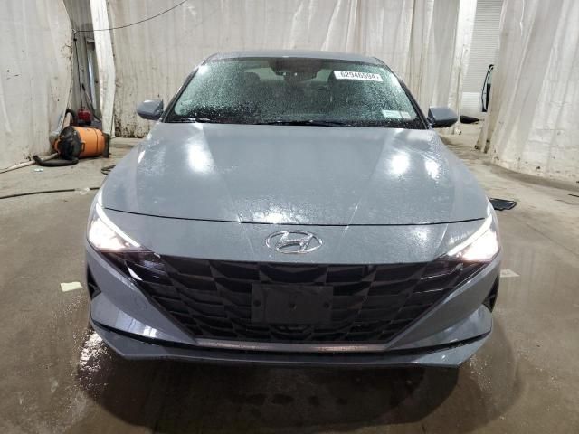 2023 Hyundai Elantra Blue