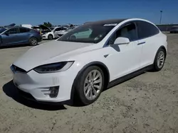 Salvage cars for sale at Antelope, CA auction: 2016 Tesla Model X