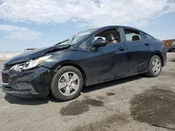 Salvage cars for sale at North Las Vegas, NV auction: 2016 Chevrolet Cruze LS