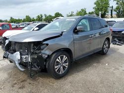 Nissan salvage cars for sale: 2017 Nissan Pathfinder S