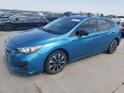 Vehiculos salvage en venta de Copart Grand Prairie, TX: 2019 Subaru Impreza