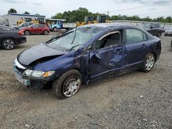 Salvage cars for sale at Hillsborough, NJ auction: 2009 Honda Civic LX