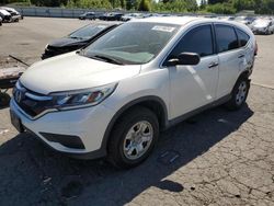 Salvage cars for sale at Portland, OR auction: 2016 Honda CR-V LX