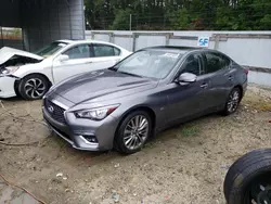 Infiniti salvage cars for sale: 2019 Infiniti Q50 Luxe