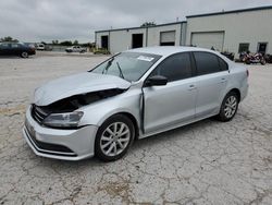 Salvage cars for sale at Kansas City, KS auction: 2015 Volkswagen Jetta SE