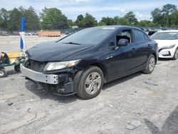 Vehiculos salvage en venta de Copart Madisonville, TN: 2013 Honda Civic LX