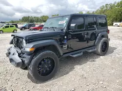 Jeep salvage cars for sale: 2020 Jeep Wrangler Unlimited Sport