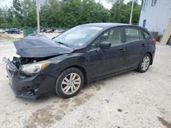 Salvage cars for sale at Candia, NH auction: 2015 Subaru Impreza Premium