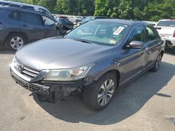 Salvage cars for sale at Glassboro, NJ auction: 2015 Honda Accord LX