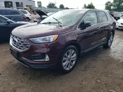 Ford salvage cars for sale: 2019 Ford Edge Titanium