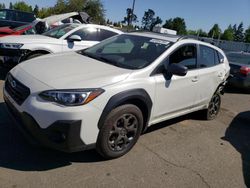 Subaru Crosstrek Sport salvage cars for sale: 2021 Subaru Crosstrek Sport