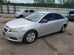 Chevrolet salvage cars for sale: 2012 Chevrolet Cruze LS