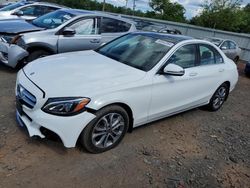 Mercedes-Benz salvage cars for sale: 2017 Mercedes-Benz C 300 4matic