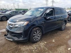 Honda salvage cars for sale: 2021 Honda Pilot EXL