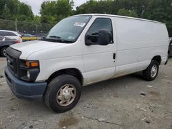 Salvage cars for sale at Waldorf, MD auction: 2010 Ford Econoline E350 Super Duty Van