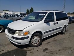 Salvage cars for sale at Vallejo, CA auction: 2002 Chevrolet Venture