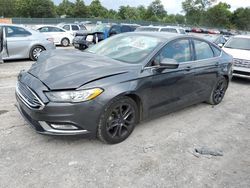 Salvage cars for sale at Madisonville, TN auction: 2018 Ford Fusion SE