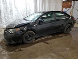 Salvage cars for sale at Ebensburg, PA auction: 2016 Toyota Corolla L