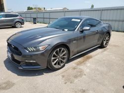 Salvage cars for sale at Kansas City, KS auction: 2015 Ford Mustang GT