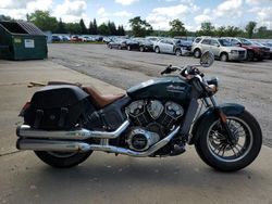 Salvage motorcycles for sale at Angola, NY auction: 2018 Indian Motorcycle Co. Scout