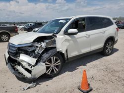 Salvage cars for sale at Houston, TX auction: 2016 Honda Pilot Exln