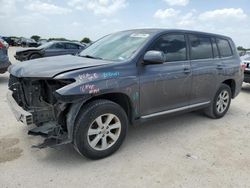 Toyota salvage cars for sale: 2012 Toyota Highlander Base