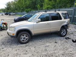 Salvage cars for sale at Candia, NH auction: 2001 Honda CR-V SE