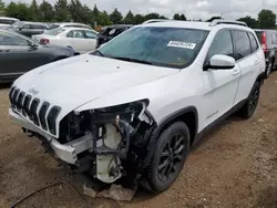 Salvage cars for sale at Elgin, IL auction: 2015 Jeep Cherokee Latitude