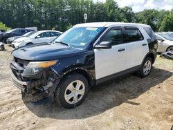 Salvage cars for sale at North Billerica, MA auction: 2013 Ford Explorer Police Interceptor