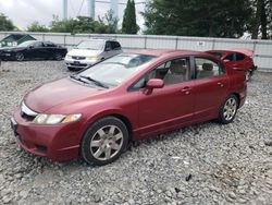 Honda salvage cars for sale: 2009 Honda Civic LX