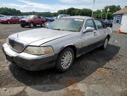 Salvage cars for sale from Copart East Granby, CT: 2005 Lincoln Town Car Signature