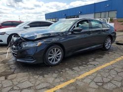 Salvage cars for sale at Woodhaven, MI auction: 2021 Honda Accord LX