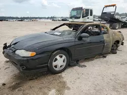 Vehiculos salvage en venta de Copart Houston, TX: 2001 Chevrolet Monte Carlo SS