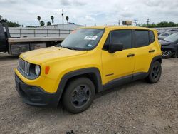 Salvage cars for sale from Copart Mercedes, TX: 2017 Jeep Renegade Sport